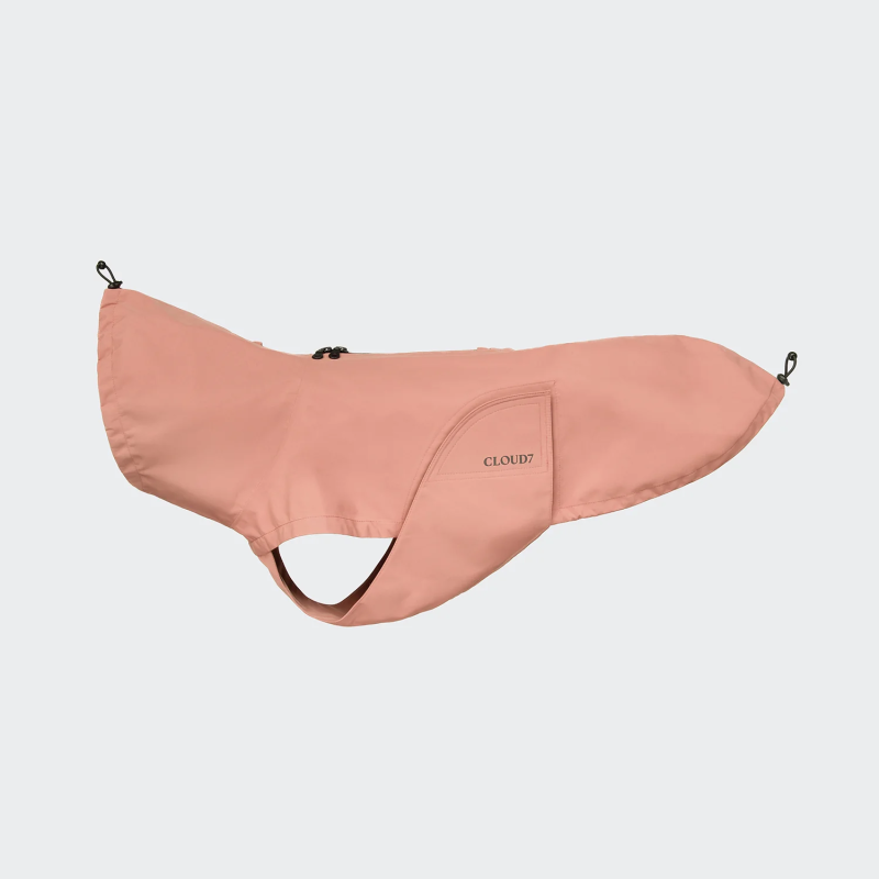 Płaszcz przeciwdeszczowy Dublin 2.0 Faded Rose Cloud7 — słupek wody 8000 mm | ventisei&Co.