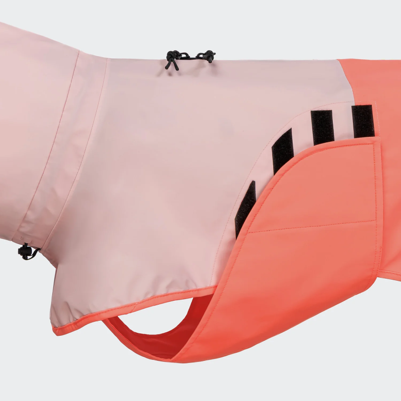 Płaszcz przeciwdeszczowy AKTIV Peach/Neon Pink Cloud7 — 10 000 mm słupka wody | ventisei&Co.