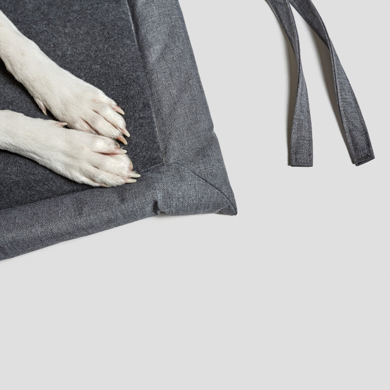 Mata wodoodporna Cloud7 Mid Grey-Dark Grey — przenośne legowisko | ventisei&Co.