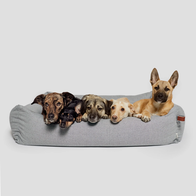 Legowisko Sleepy Deluxe Tweed Grey Cloud7 — laureat Eco Excellence Award | ventisei&Co.