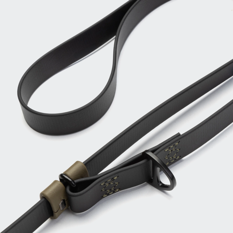 Smycz bezuchwytowa BioThane Ipanema Black-Olive | Cloud7 Berlin — ventisei&Co.