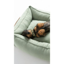 2.8 Edward Legowisko Pure Linen Dusty Green M