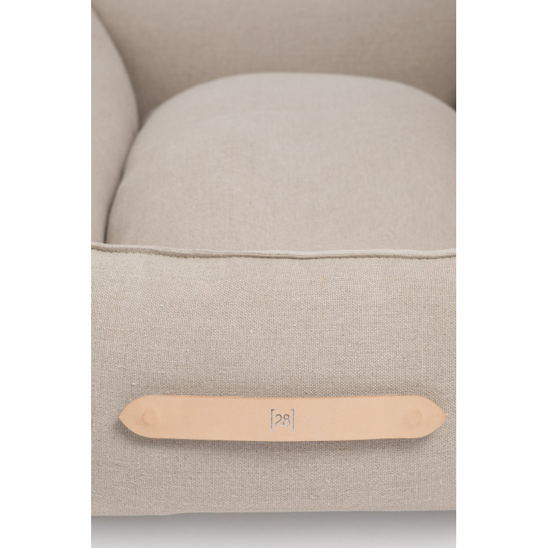 2.8 Edward Legowisko Pure Linen Sand 2.8 Design for Dogs | ventisei&Co.