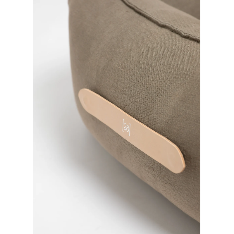 2.8 Edward Legowisko Pure Linen Clay 2.8 Design for Dogs | ventisei&Co.