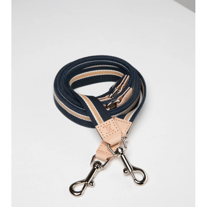 2.8 Franco Smycz Blue Stripes 2.8 Design for Dogs | ventisei&Co.