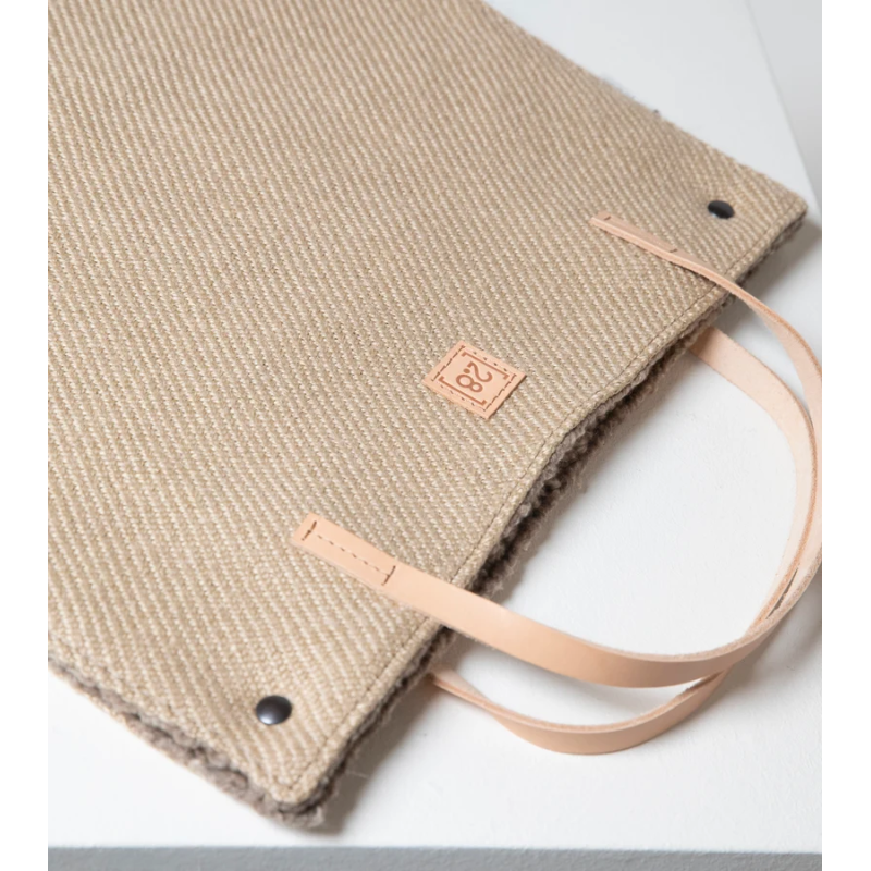 2.8 Steve Dog Travel Mat Jute Ecru 2.8 Design for Dogs | ventisei&Co.
