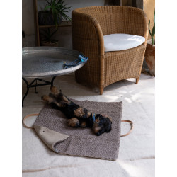 2.8 Steve Dog Travel Mat Jute Ecru