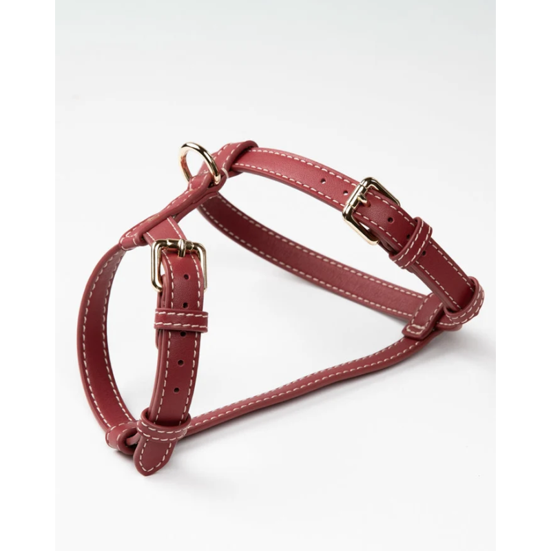 Szelki Gabriele Cherry Noir 2.8 Design for Dogs — skóra Nappa | ventisei&Co.