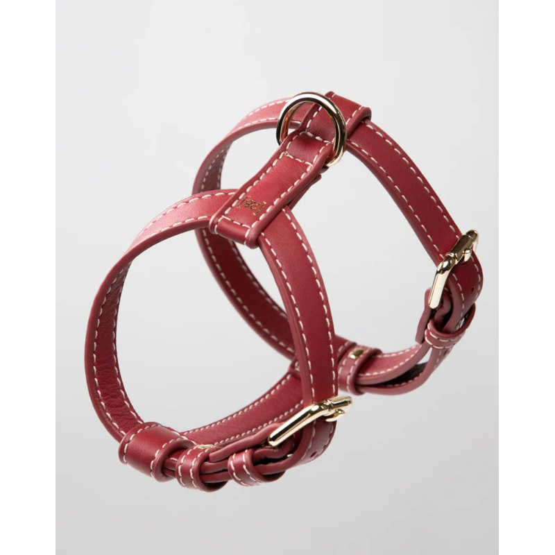Szelki Gabriele Cherry Noir 2.8 Design for Dogs — skóra Nappa | ventisei&Co.