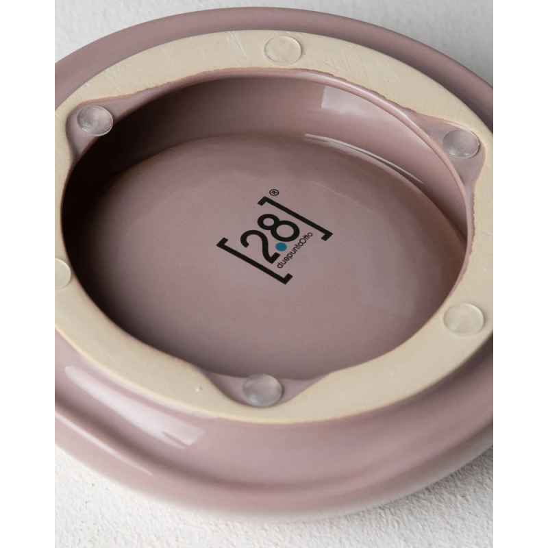Miska Sarah Dusty Pink 2.8 Design for Dogs — ceramika | ventisei&Co.