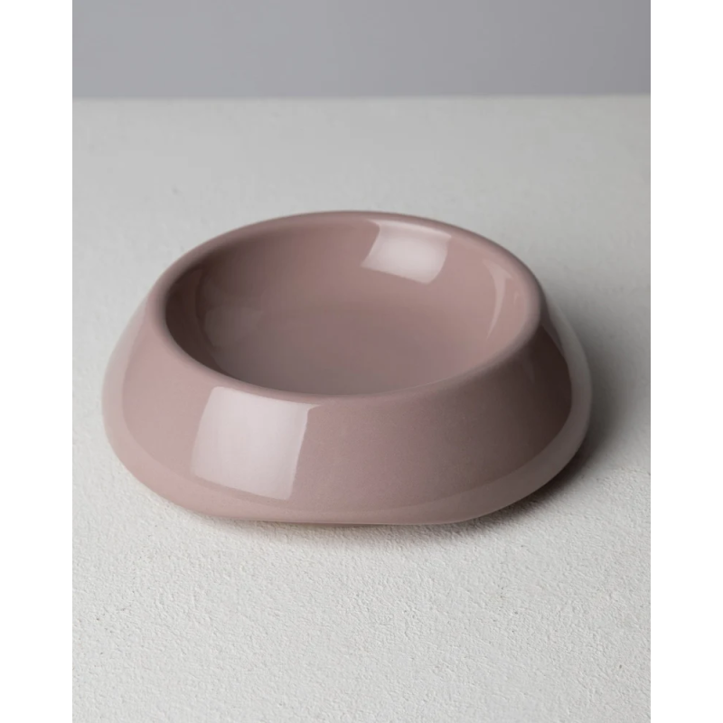 Miska Sarah Dusty Pink 2.8 Design for Dogs — ceramika | ventisei&Co.