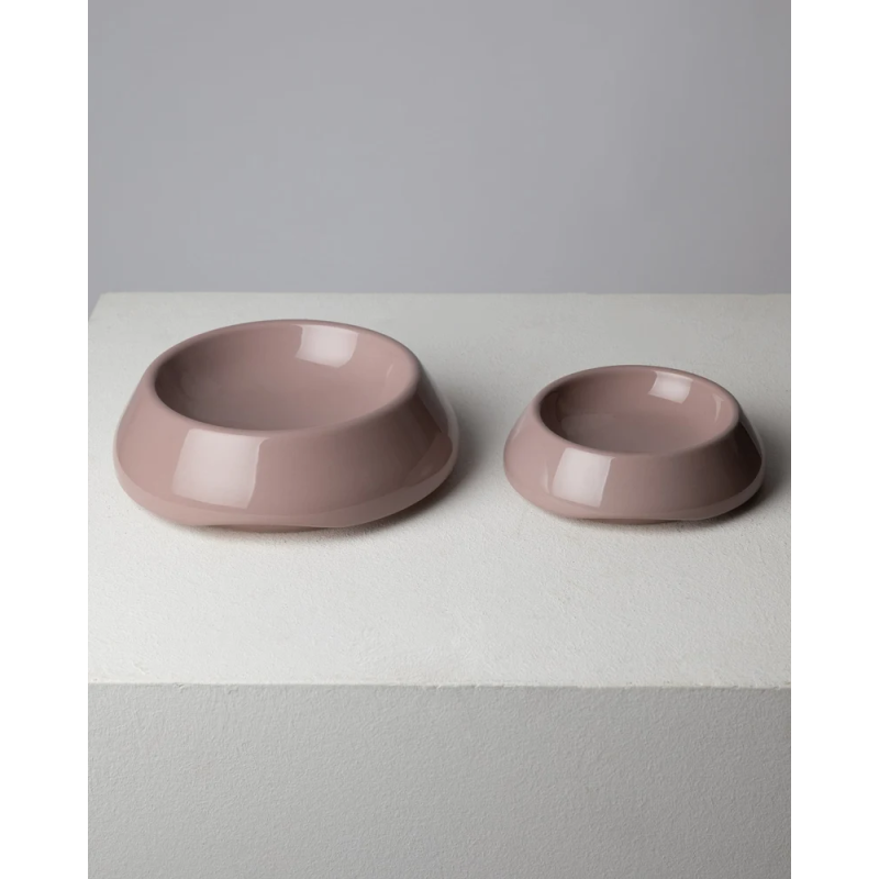 Miska Sarah Dusty Pink 2.8 Design for Dogs — ceramika | ventisei&Co.