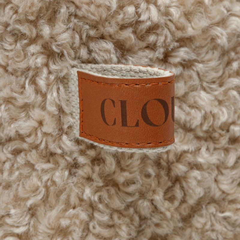 Legowisko dla psa Sleepy Deluxe Curl Cream | Cloud7