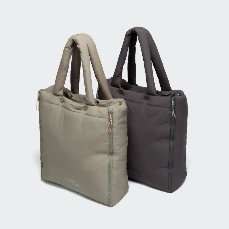 Legowisko podróżne Cloud7 Canvas Olive — składane, z paskiem na ramię | ventisei&Co.
