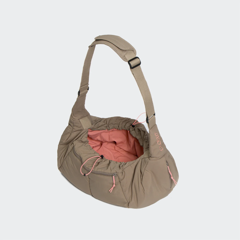 Torba na ramię LTTL Puffer Khaki/Peach