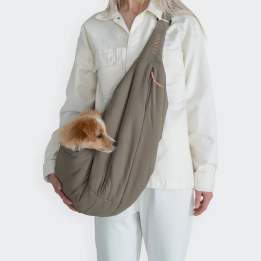 Torba na ramię LTTL Puffer Khaki/Peach