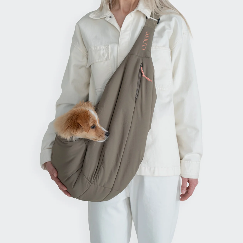 Torba na ramię LTTL Puffer Khaki/Peach