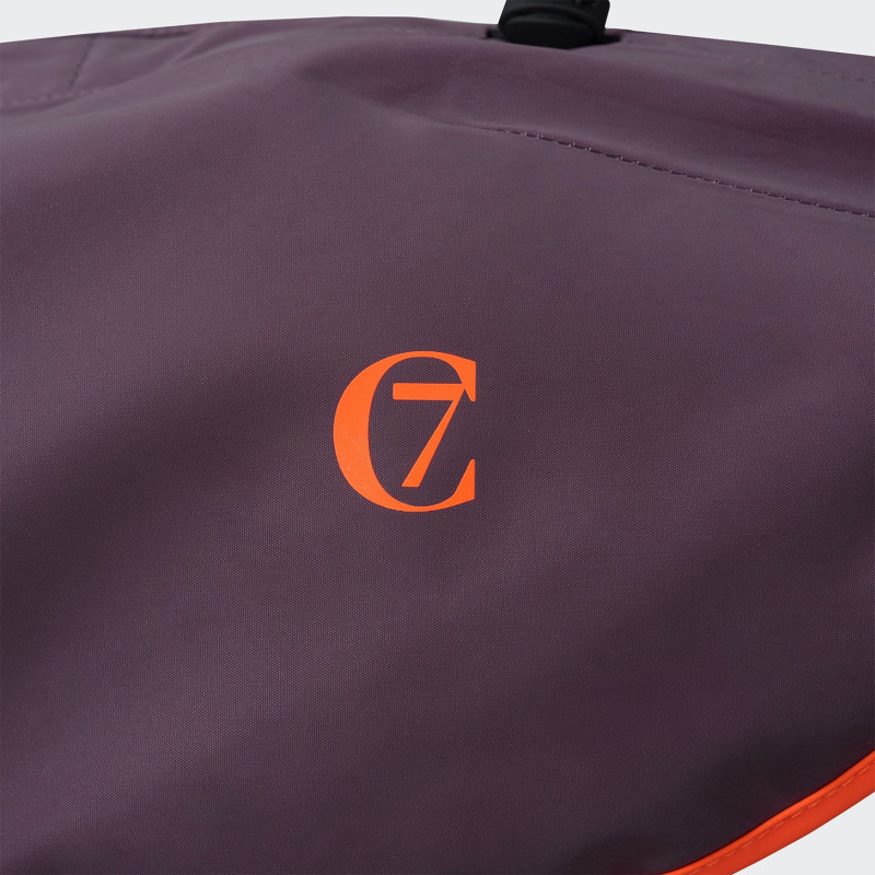 копія Płaszcz przeciwdeszczowy dla jamnika AKTIV Aubergine/Orange