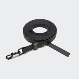 Długa linka / smycz treningowa BioThane Ipanema Black-Olive