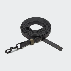 Długa linka / smycz treningowa BioThane Ipanema Black-Olive