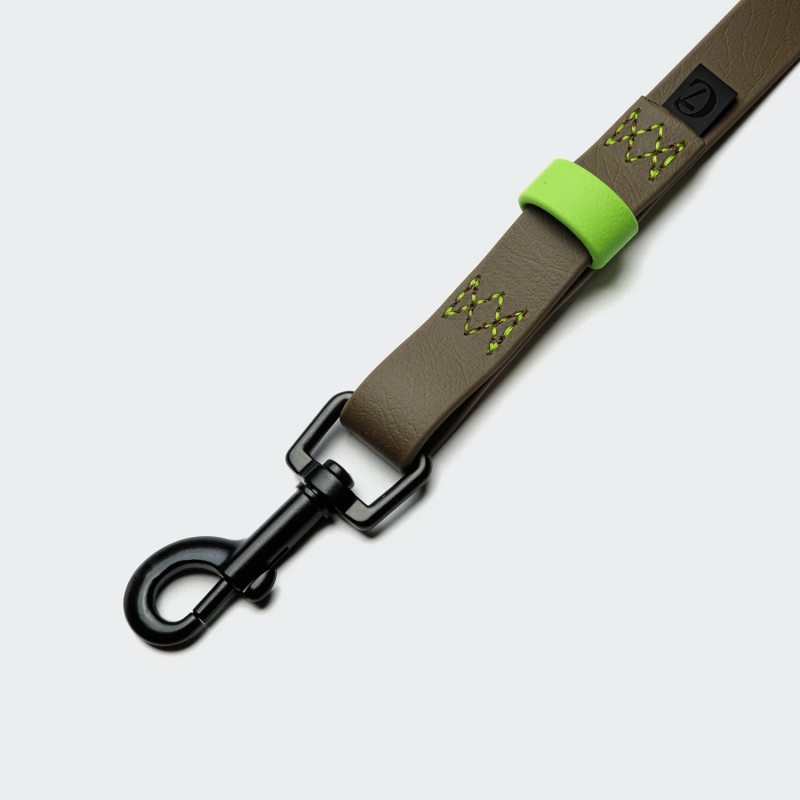 копія Długa linka / smycz treningowa BioThane Ipanema Black-Olive