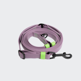 Smycz bezuchwytowa BioThane Lilac Cloud7