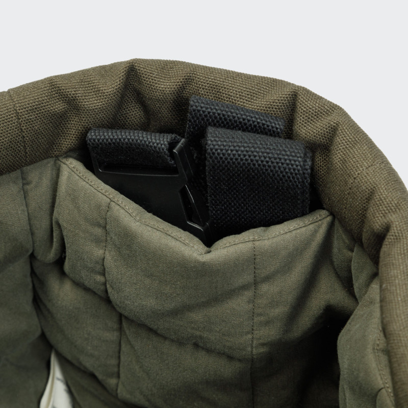 Torba dla psa Cloud7 Turin Canvas Olive — detal wnętrza