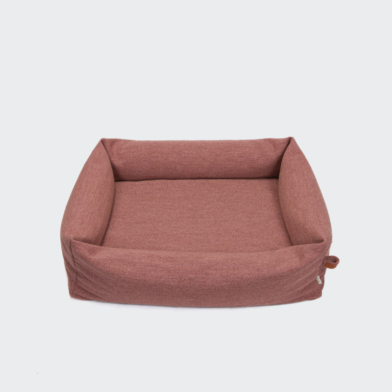 Legowisko Cloud7 Sleepy Linen-Mix Faded Rose Mélange — rozmiar M