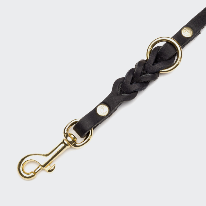 Smycz Cloud7 Riverside Park Black Gold — detal 2