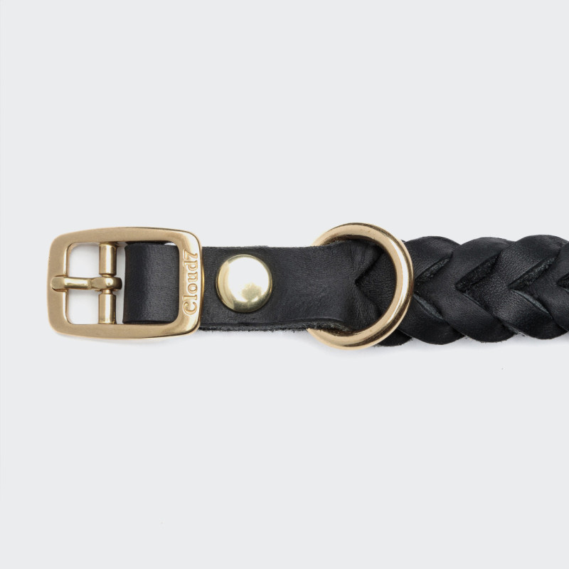 Obroża Cloud7 Central Park Black Gold — detal